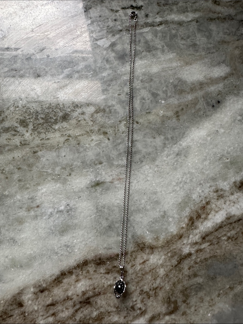 Sterling Silver Necklace With Pearl